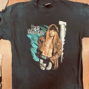 Vintage Authentic Bret Michaels Tour Shirt. 1991 Bret Michaels & Poison Tour.